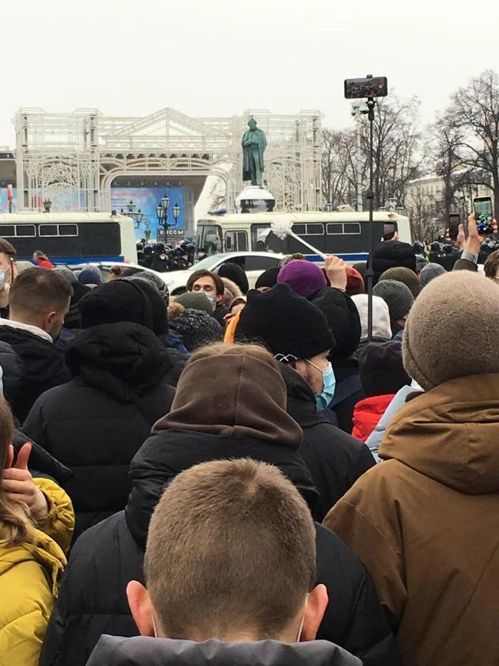 I was there… - My, Alexey Navalny, Pushkin Square, Rally, Protest, Moscow, Change, Longpost, Politics