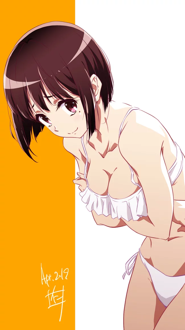 Kaori - NSFW, Anime, Art, Anime art, Hibike! Euphonium, Nakaseko kaori, Girls, Bikini, Swimsuit, Breast, Booty, Hand-drawn erotica, Erotic, Longpost