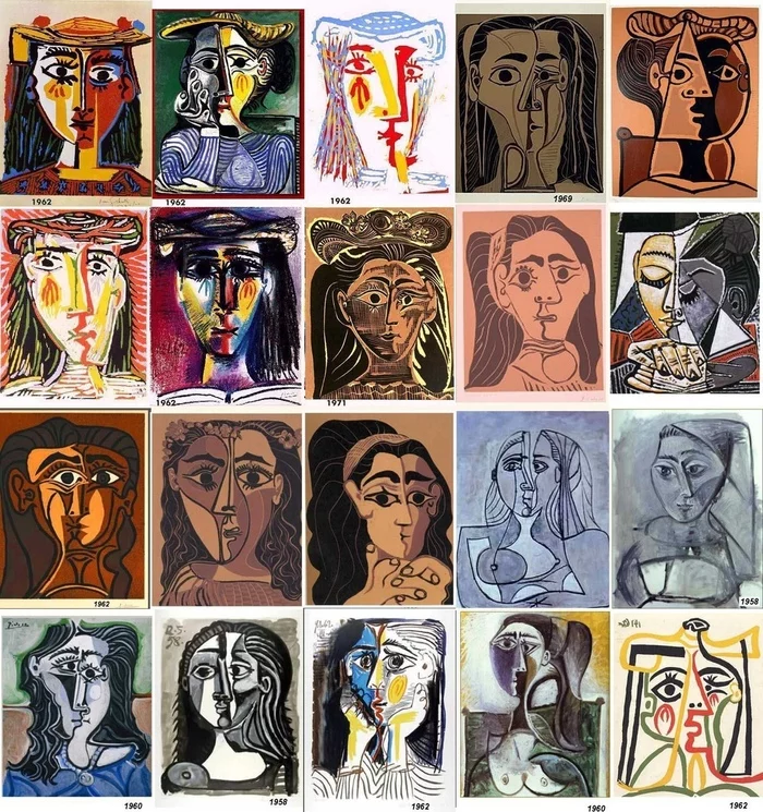 Portraits of women by Pablo Picasso - Picasso, Portrait, Women, Abstractionism