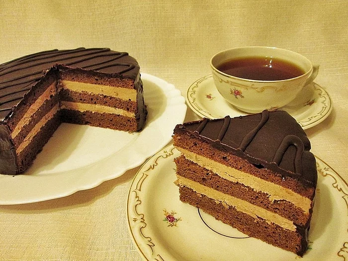 Post #7984134 - My, Men's cooking, Cooking, Cake, Bakery products, Cake Prague, Dessert, For tea, Sweets, Longpost, Recipe