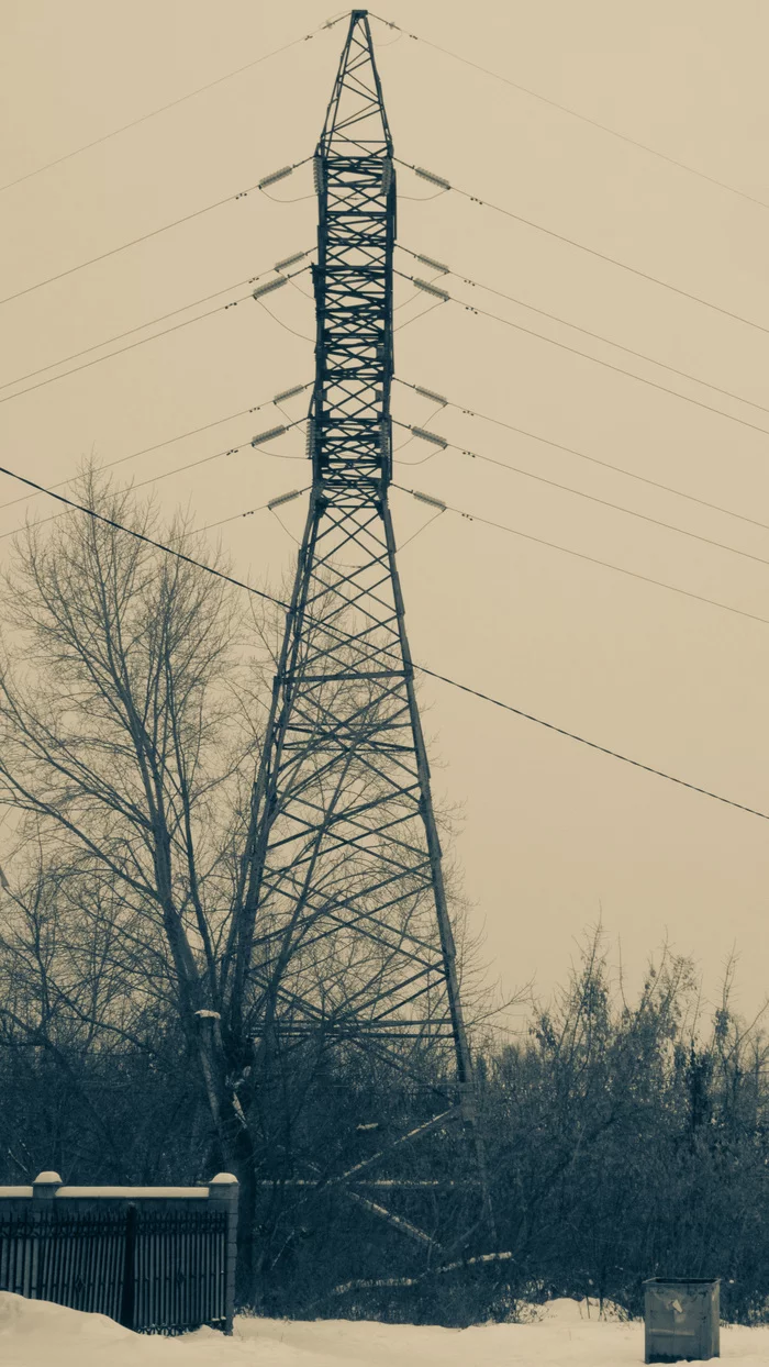 Power lines - My, The photo, Beginning photographer, Power lines