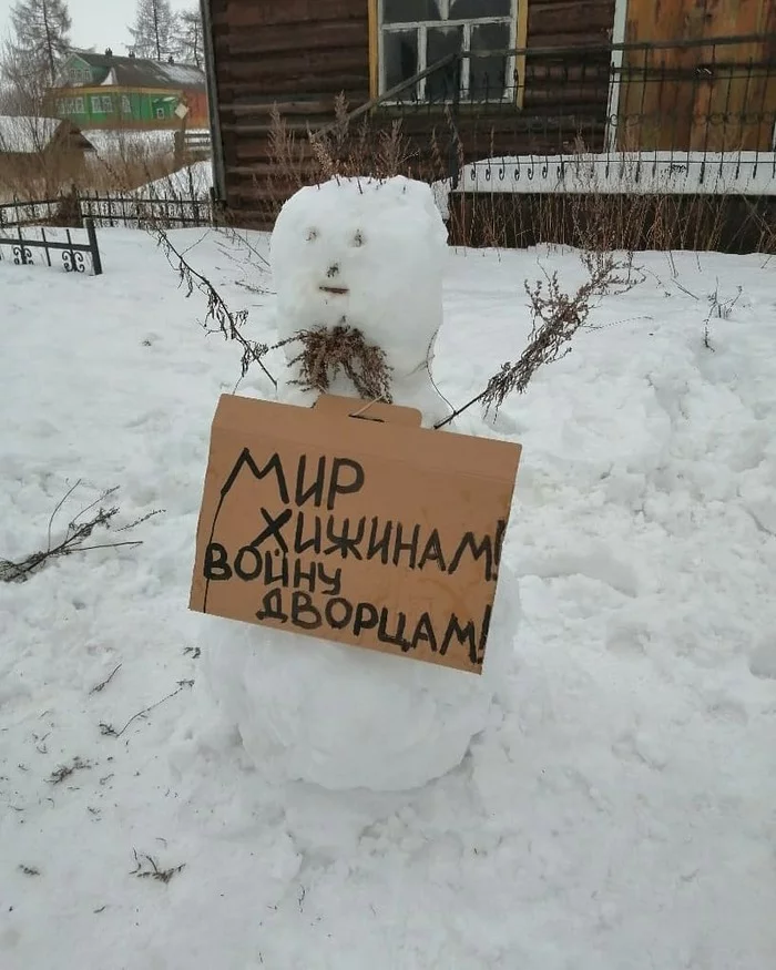 Митинг в Архангельске - Политика, Снеговик, Митинг, Протест, Длиннопост, Архангельская область