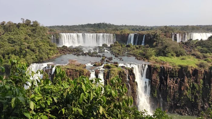 Iguazu Falls from Brazil - My, Brazil, Iguazu Falls, Video, Longpost, Waterfall, beauty of nature, Nature