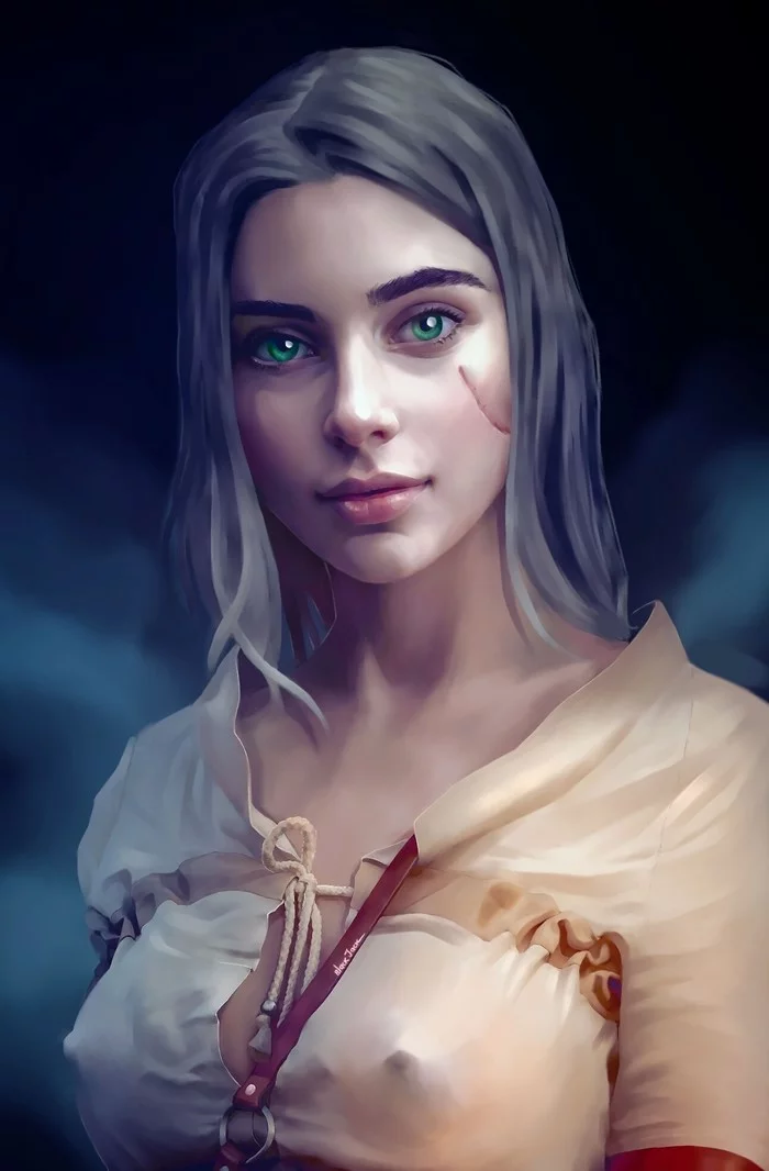 Cirilla - Ciri, Witcher, Art