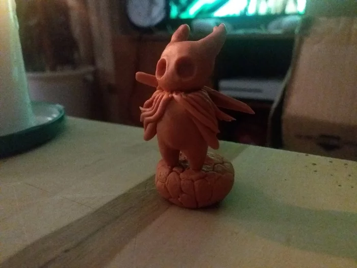 Hollow Knight _ Hollow Knight - My, Лепка, Miniature, Needlework with process, Polymer clay, Creation, Friday tag is mine, Hollow knight, Longpost