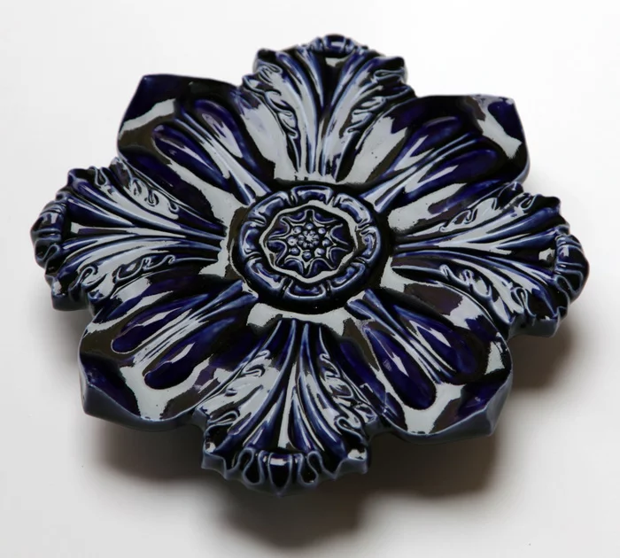 Porcelain rosette - My, Porcelain, Aspen ceramics