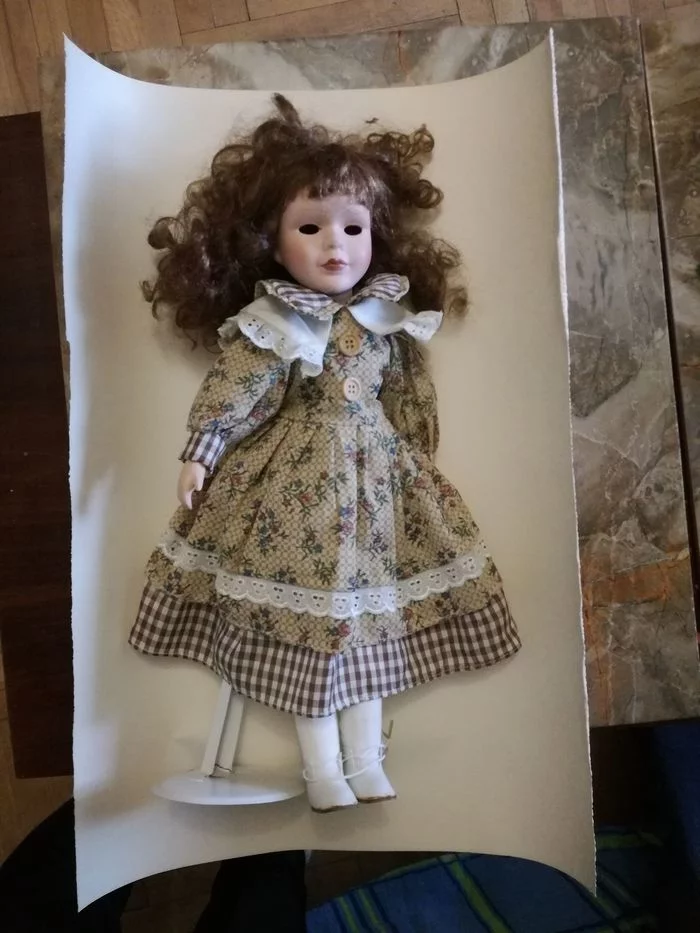 Remaking a porcelain doll - My, Ooak, Doll, It Was-It Was, Needlework without process, Friday tag is mine, Longpost