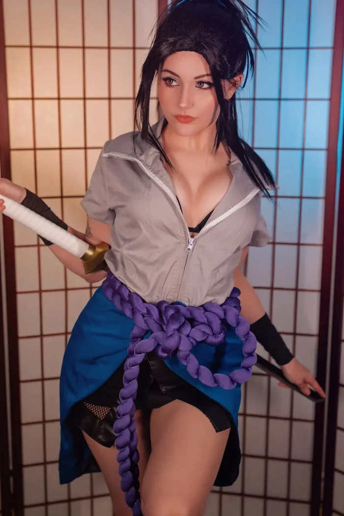 Sasuke Uchiha - NSFW, Sasuke Uchiha, Rule 63, Beautiful girl, Longpost, Cosplay, Naruto, Girls, Erotic, Booty, Underwear