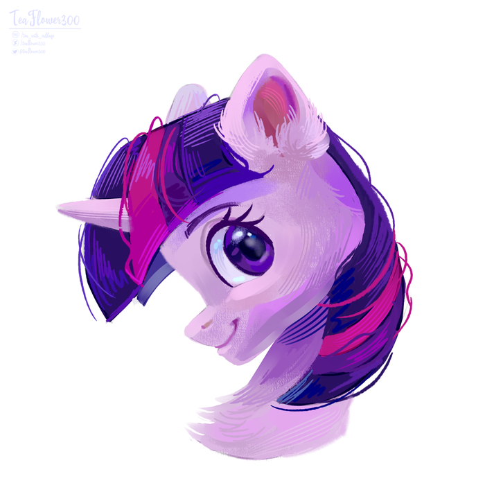 Purple pony My Little Pony, Ponyart, Twilight Sparkle, Teaflower300