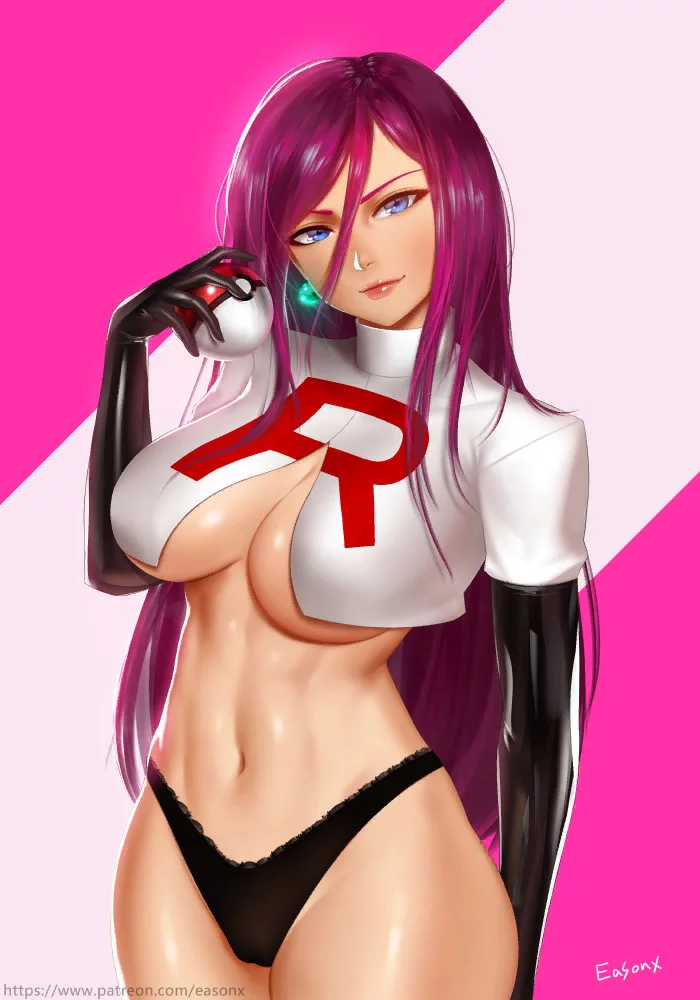 Jessie - NSFW, Pokemon, Easonx, Anime, Art, Erotic, Jesse (Pokemon)