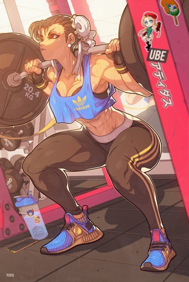 Chun Li - Chun-Li, Anime, Anime art, Street fighter, Strong girl, Press