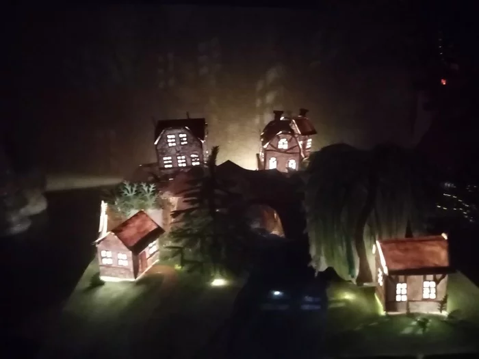 Houses, houses, houses - My, Crafts, House, With your own hands, Longpost, Needlework without process