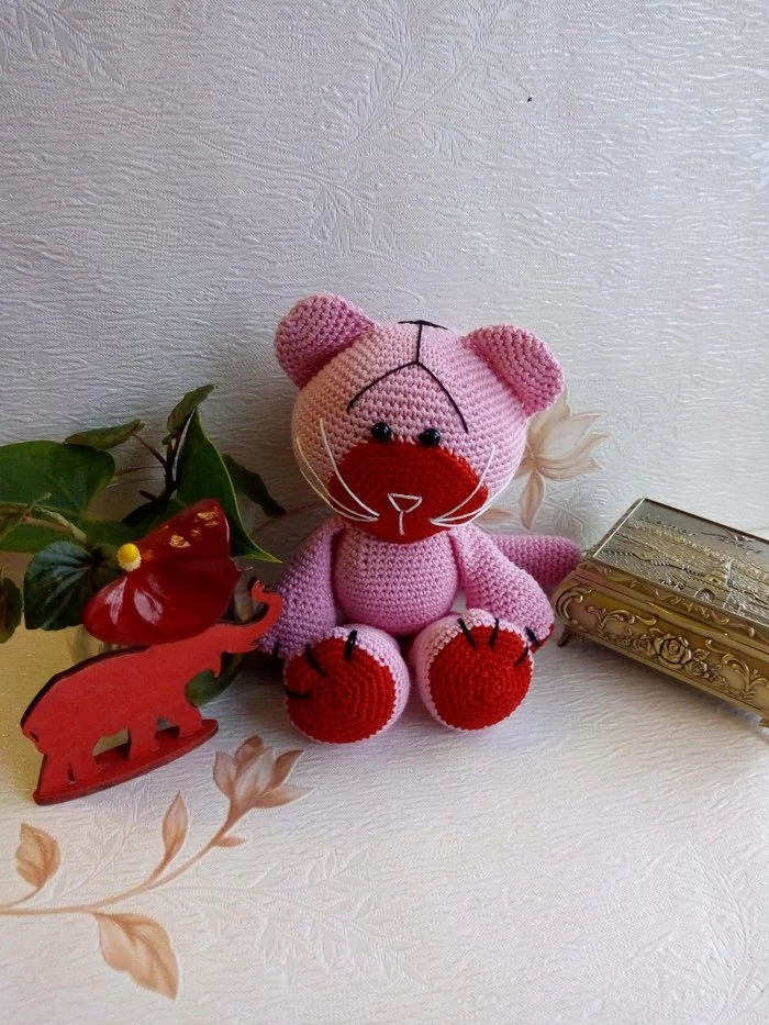 Life isn't the same without a cat! - My, Handmade, Crochet, Toys, cat, Longpost