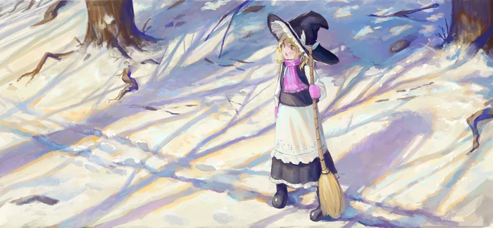 Marisa Kirisame - Touhou, Kirisame marisa, Illustrations, Anime, Games, Fjsmu