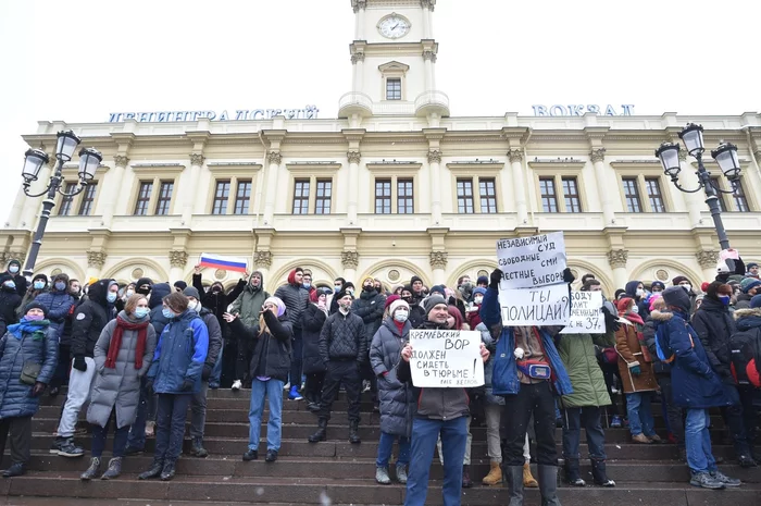 2) January 31st. Protests in Russia - news, Politics, Rally, Russia, Protest, Detention, Siloviki, Riot police, , Alexey Navalny, Vladimir Putin, Video, Longpost, Negative