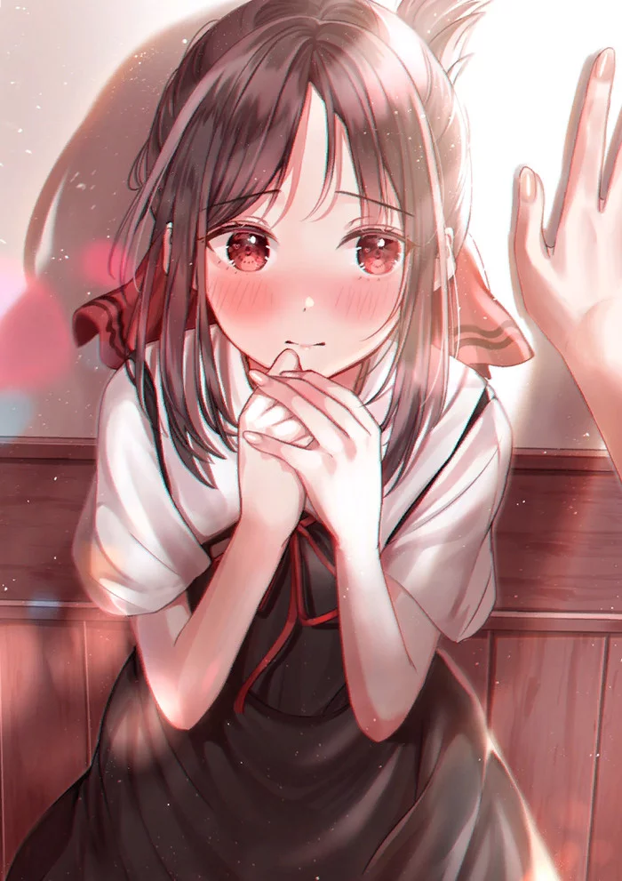 Kabe-don - Kaguya-Sama wa Kokurasetai, Shinomiya kaguya, Anime art, Anime, Kabe-dong