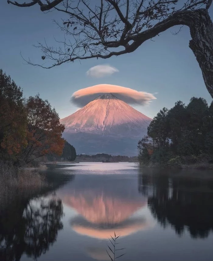 Fujiyama, Japan - Fujiyama, Japan, The photo, Nature, beauty of nature, beauty, Sky, Clouds, The mountains