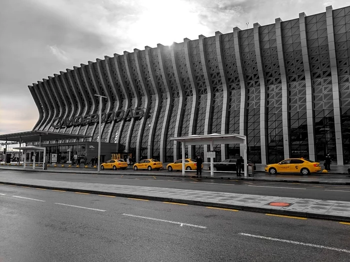 Airport SIP Simferopol in winter - My, The airport, Crimea, Simferopol, Mobile photography, The photo