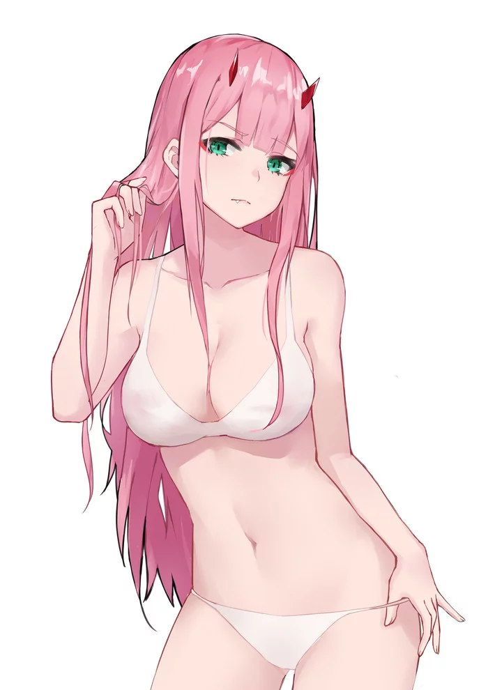 How beautiful) - NSFW, Darling in the Franxx, Anime, Girls, Longpost, Zero two, Anime art