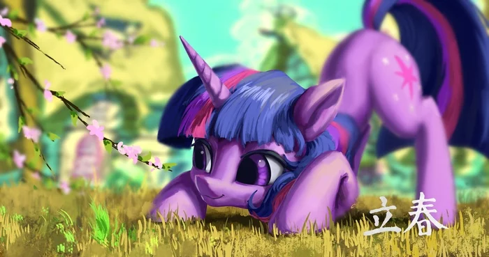 Beginning of spring - My little pony, PonyArt, Twilight sparkle, Tinybenz