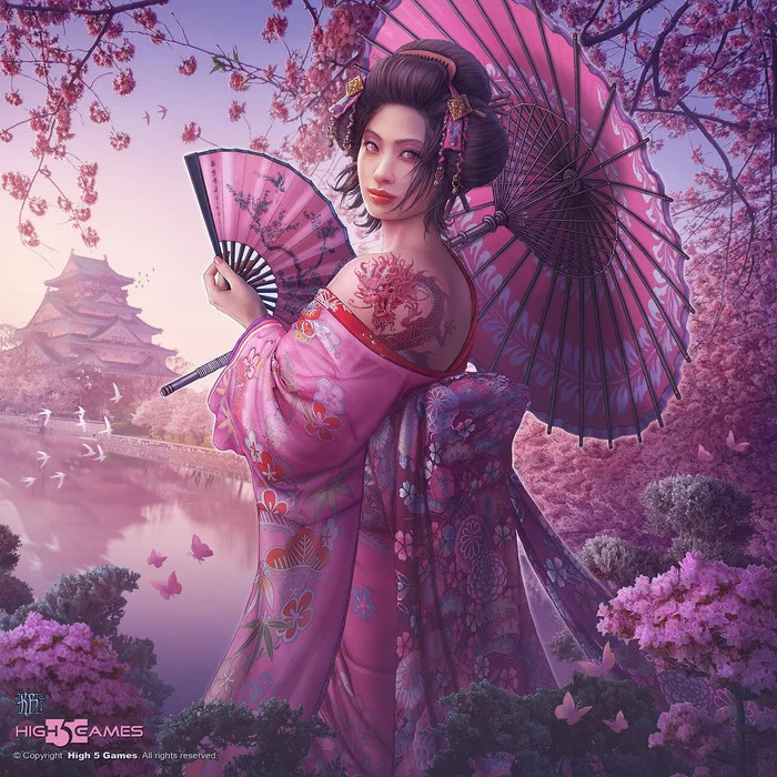 Geisha - Art, Games, Artstation, Drawing, Kerem Beyit