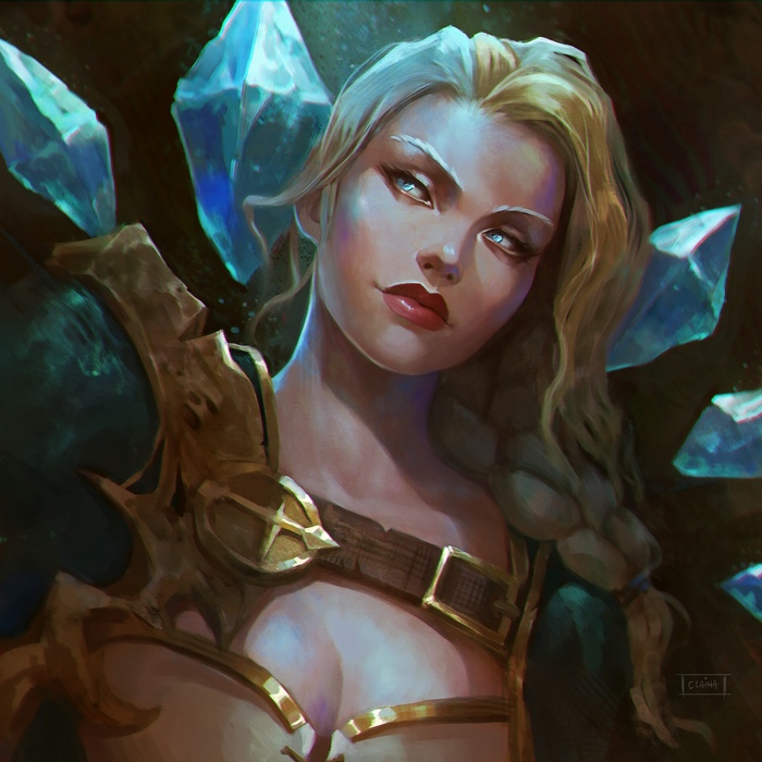Jaina Proudmoore by Sarka S. - Claina World of Warcraft, Warcraft, Blizzard, Game Art, , ,  