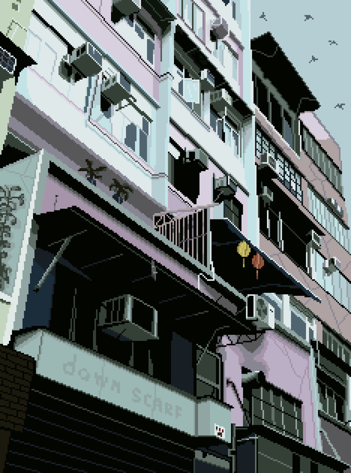 Honk Kong Pixel Art, 