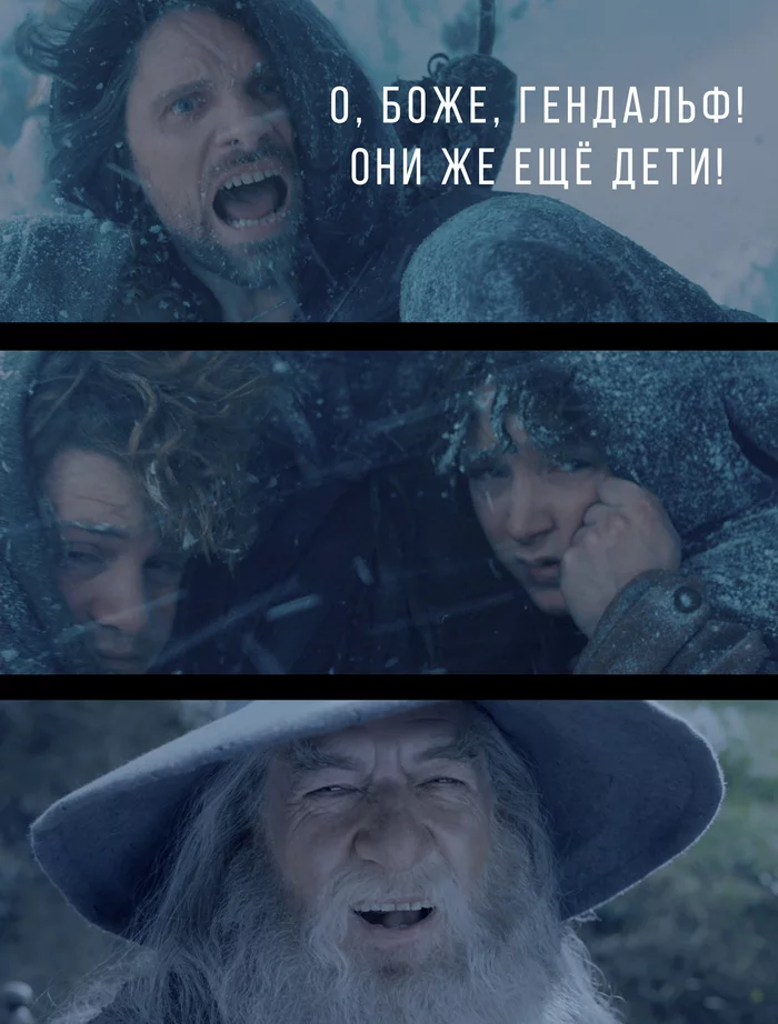 In case of important negotiations! - My, Lord of the Rings, Memes, Humor, Picture with text