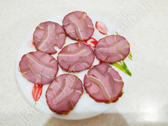 Meat stuffed with pork skin - My, Meat, Sausage, Recipe, Smoking, Longpost