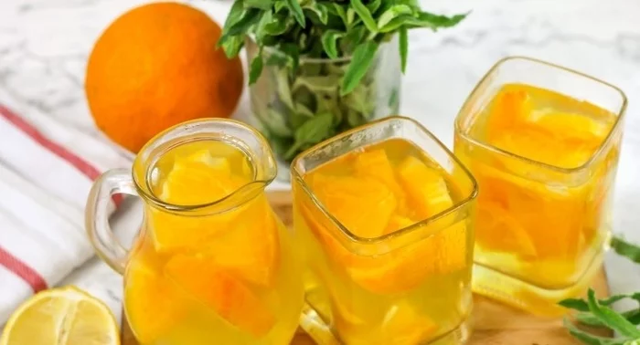 ORANGE COMPOTE - Compote, Orange juice, Lemon juice