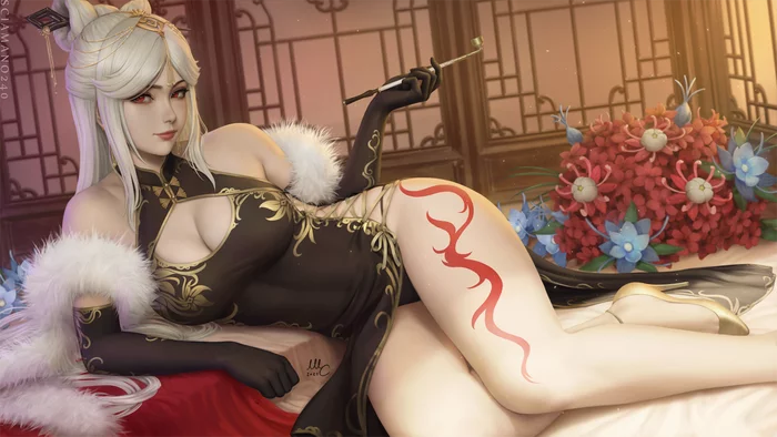 Ningguang - NSFW, Anime, Anime art, Genshin impact, Ningguang, Games, Sciamano240