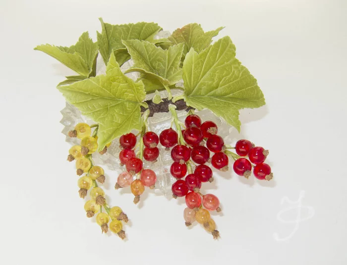 Epoxy resin currants - My, Longpost, Needlework with process, Handmade, Foamiran, Epoxy resin