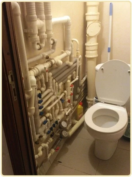 Part of the Millennium Falcon's wiring... - My, Star Wars, Toilet, Scheme