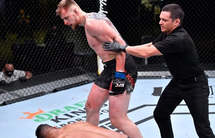 Baumanka graduate Volkov knocked out Overeem at the UFC tournament in the USA - Ufc, Sport, Martial arts, Russia, Bauman Moscow State Technical University, Alexander Volkov (Drago)