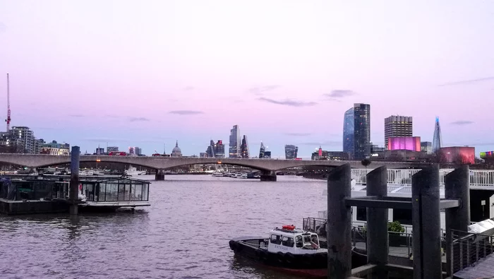 Gradient over the Thames - My, London, Thames, Gradient