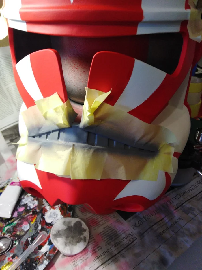 Helmets, helmets and more helmets... - My, Papercraft, Needlework with process, Clones, Overwatch, Star Wars, Helmet, Longpost