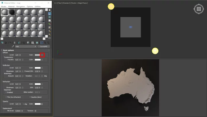 Relief map of Australia (8192x8192). Learning to make relief maps (part 3) - My, Cards, Relief, Interesting, A high resolution, Art Card, Arcgis, Geographic information systems, Australia, Longpost