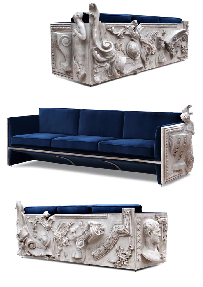 Sofa for connoisseurs of beauty - Sculpture, Furniture, Antiquity, Sofa, Kitsch