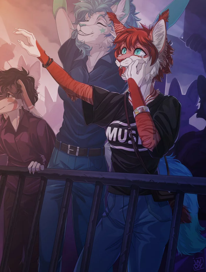 Muse Concert - Furry, Art, Tears, Concert, Furry cat, El-Ricado, Muse