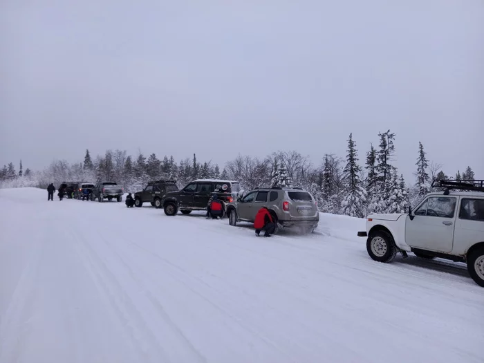 In the direction of old Leningradka! - My, Murmansk, Renault Duster, Nissan, Nissan Patrol, Niva, 4x4, Offroad, Auto, , Kola Peninsula, Company, Friends, Adventures, Travels, Picnic, Shashlik, Video, Longpost