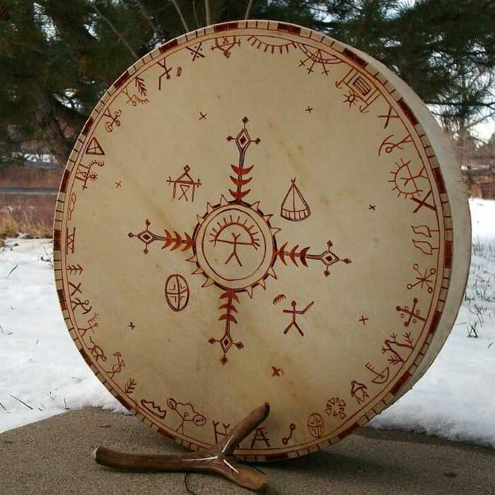 Mongolian shaman tambourine - Shaman, Tambourine, Mongolia, Shamans