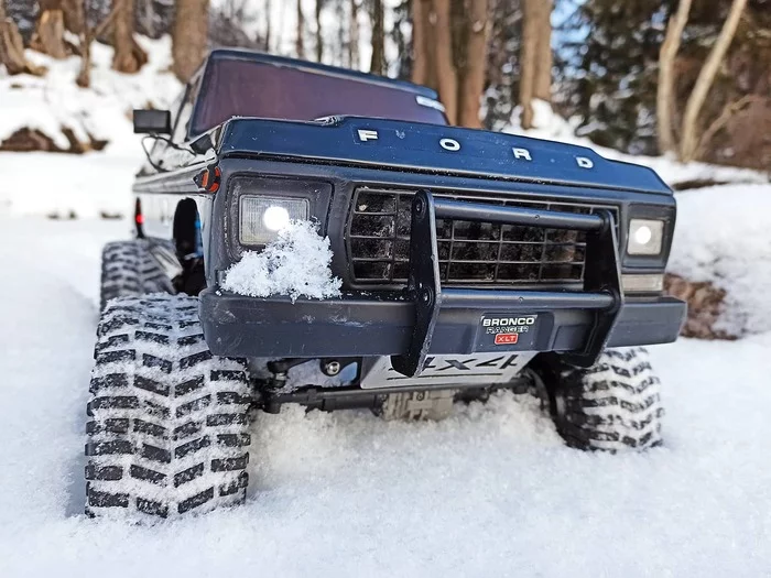 Trucks Ford Bronco HoonigaN & Chevrolet Blazer Travel - My, Rc, The photo, Toys, Winter, Auto, Hobby, Longpost, Radio controlled models