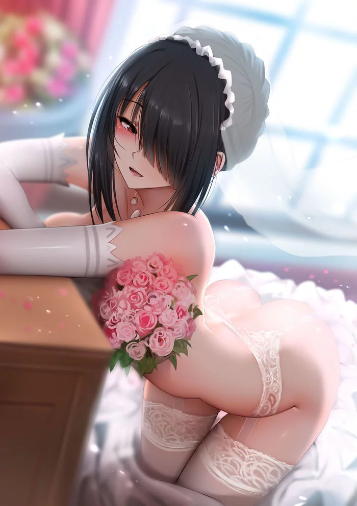 Kurumi Tokisaki - NSFW, Kurumi Tokisaki, Anime, Art, Anime art, Date a live