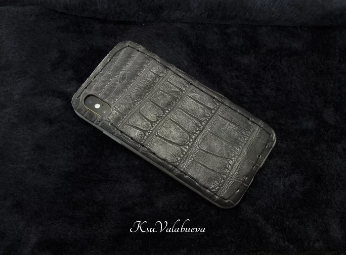 Crocodile leather cases - My, Leather, Crocodiles, Case, Natural leather, Case for phone, Handmade, Needlework, Needlework without process