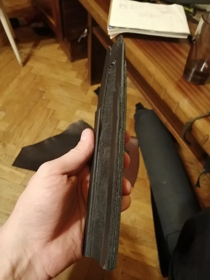 How I became acquainted with the scabbard - My, Sheath, Leather products, Longpost