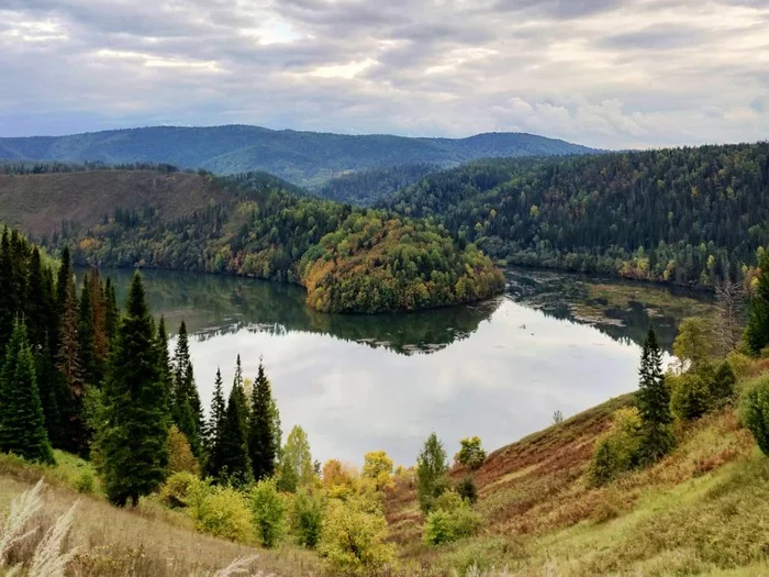 Sim - Chelyabinsk region, Pond, Autumn, Hereby, Longpost