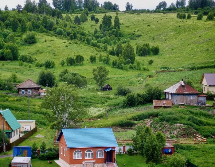 Privacy - My, The photo, Beginning photographer, Landscape, House in the village, Olympus, Summer