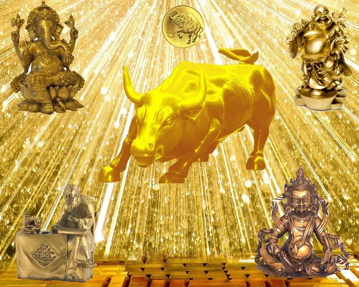 Happy New Year! - Buddhists, Year of the bull, Golden Taurus, Happiness