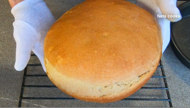 Homemade bread, recipe - My, Video, Recipe, Bread, Homemade, Preparation, Cooking, Video recipe