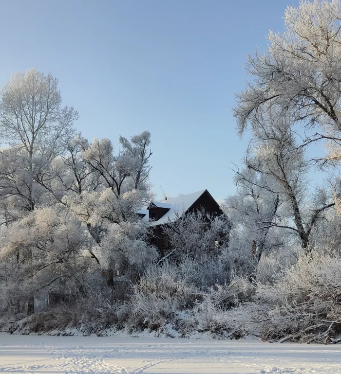 Dema River - Bashkortostan, Dyoma, Winter, Longpost, The photo